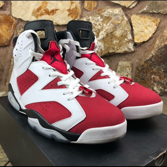 retro 6 carmine size 13